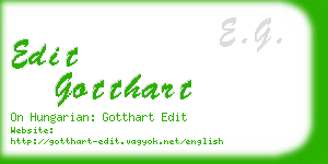 edit gotthart business card